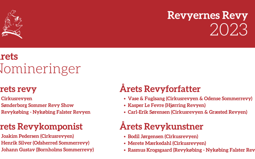 NOMINERET TIL REVYERNES REVY 2023!